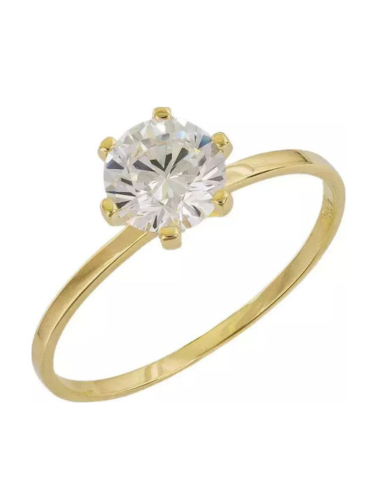 Einzelstein aus Gold 14K