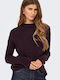 Camilla Damen Langarm Pullover Bordeaux