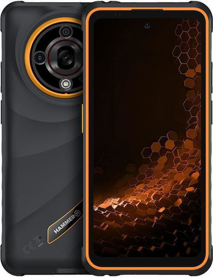 Hammer Iron 6 Dual SIM (6/128GB) Ανθεκτικό Smartphone Πορτοκαλί