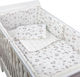 Kidizi Set Pentru Patut Alb 5buc piese