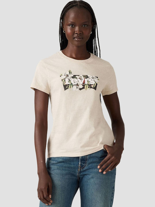Levi's Logo Women's T-shirt Beige