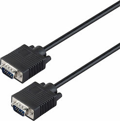 LOGIK Cable VGA male - VGA male Μαύρο 3m