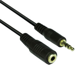 Audio Cable Vcom Cv202 3.5mm Jack M To 3.5mm Jack F 3m Black