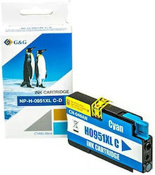 Premium Tintenpatrone G&g 1.5k HP 951xl Cyan Cn046ae HP951xl