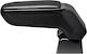 Rati Armster Car PU Armrest for Fiat Panda 2012+ Black