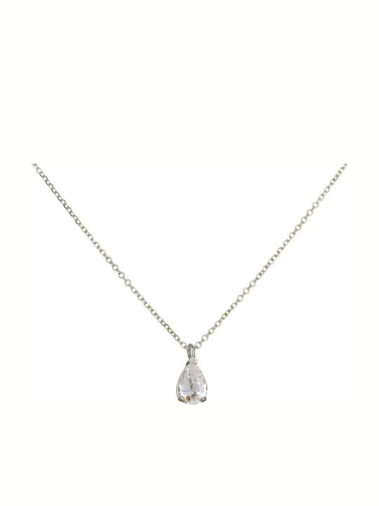 Papadopoulos Gold with design Tear from White gold 14K