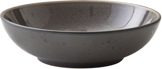 Bitz Plate Pasta Ceramic Black with Diameter 20cm