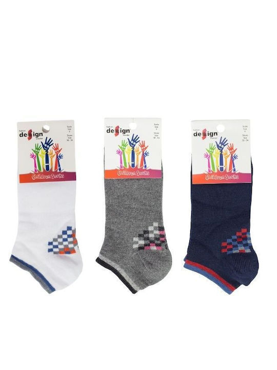 Design Socks Παιδικά Σοσόνια Πολύχρωμο 3 Ζευγάρια