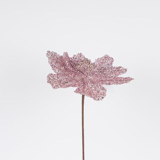 Pink Glitter Flower 27x45cm