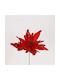 Decorative Artificial Flower Red Eurolamp