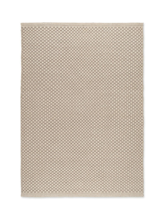 Tapicap Ръчно изработено Килим За външно ползване Правоъгълена Beige-white