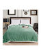 SpitiBazaar Blanket Furry Queen 220x240cm Green
