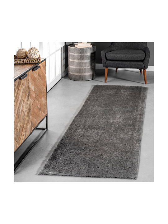 Saray Home Modern Bedroom Rugs Set Dark Gray PS...
