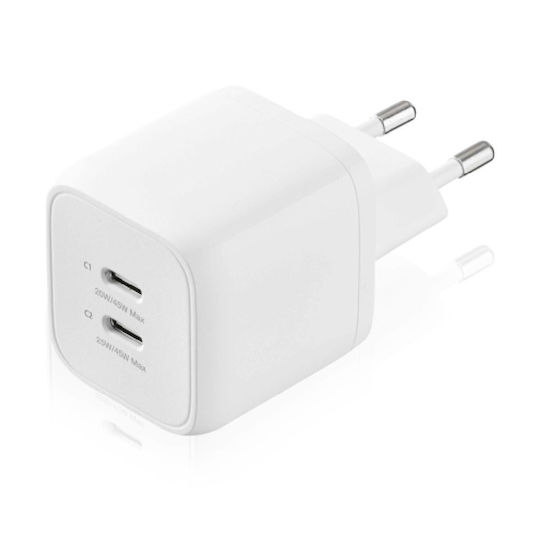 Sandstrom Sandstrom Handyladegerät Ohne Kabel mit 2 USB-C Ausgangsanschlüsse 45W Weiß