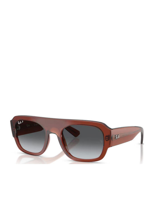 Ray Ban Unisex Sunglasses with Brown Plastic Fr...