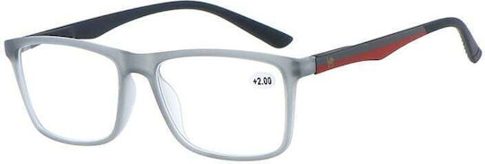 Cammello 5693 Lesebrillen +3.00 Graue/Rot 1087000