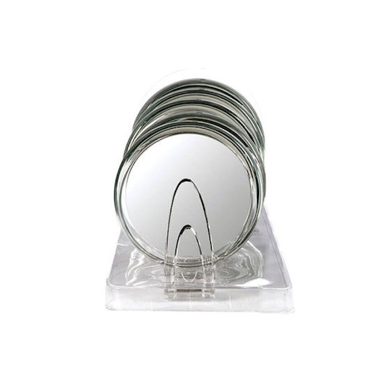 Treffina Schminkspiegel Tischgerät 12.5cm Transparent