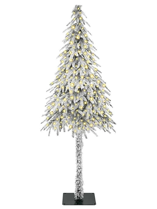Weihnachtsbaum Beschneit 210cm mit LED-Beleuchtung