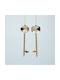 Eurolamp Hanging Lucky Charm Key Gold Made of Plastic 4.3x15.5cm Various Designs