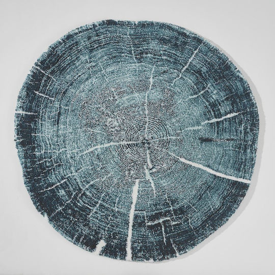 Abyss & Habidecor Bath Mat Cotton Round 9878-45325 Fossile Width 95cm
