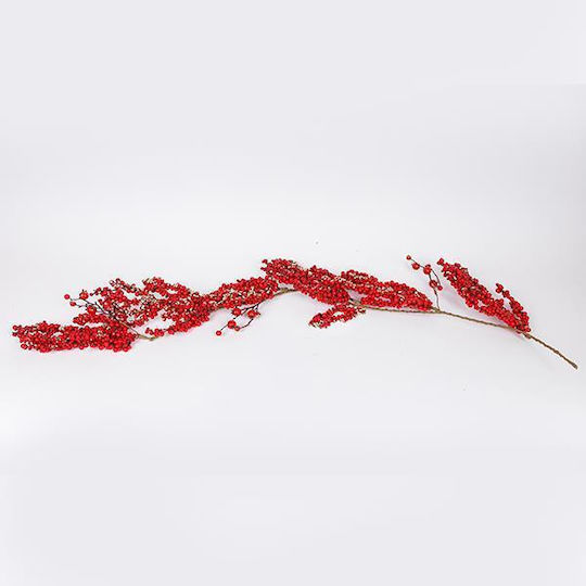 Γιρλαντα Κοκκινα Σαμπανι Berries 130cm