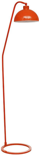 Opviq Floor Lamp H155xW30cm. with Socket for Bulb E27 Orange