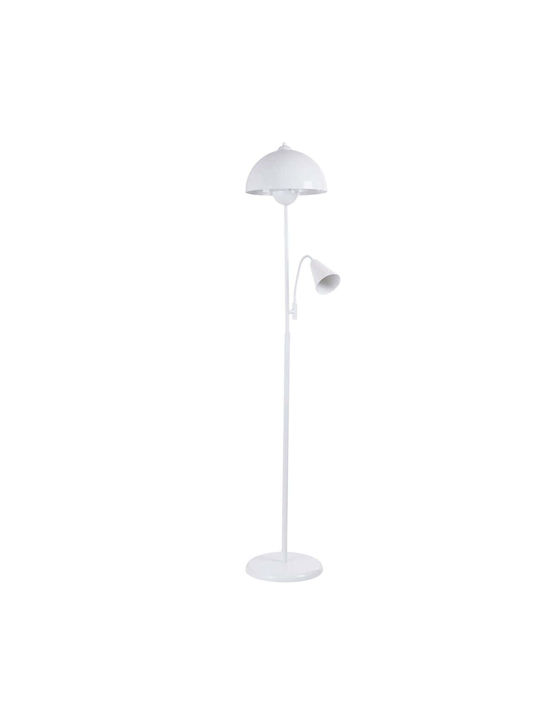 Opviq Stehleuchte H157xB30cm. Weiß