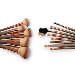 Pinkberry Cosmetics Επαγγελματικό Σετ με Πινέλα 15τμχ Pinkberry Cosmetics Επαγγελματικό Σετ με Πινέλα 15τμχ