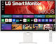 LG 37U730SA-W IPS HDR Intelligenter Monitor 36,5 Zoll 4K 3840x2160 mit Reaktionszeit 5ms GTG Weiß