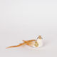 Metallisches Dunkles Champagner Vogel 6x18cm