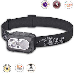 Alpin 386UV LED Head Flashlight 420 Lumen Alpin 386UV LED Head Flashlight 420 Lumen
