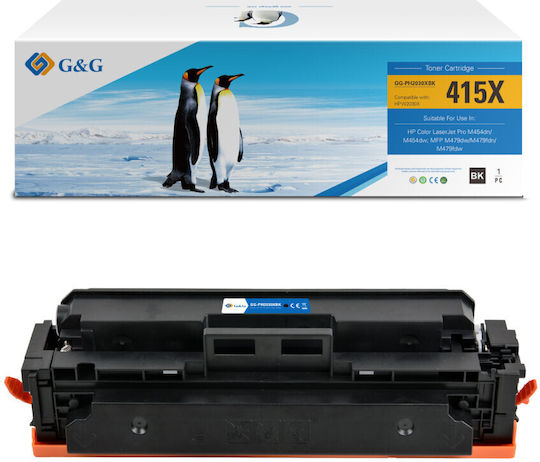 G&g Toner Premium 7.5k Hp 415x Negru W2030x Hp415x