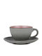 Bitz Tasse Cappuccino Keramik Rosa 220ml