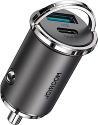 Joyroom C-A35 Φορτιστής Αυτοκινήτου με Θύρες 1xUSB-A 1xType-C