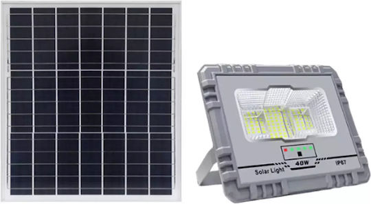 ARlight Solar LED Floodlight 40W Cold White with Remote Control