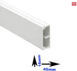 Cable Channel 40x16mm Ega Zt/3 Two-Compartment Rod 3m