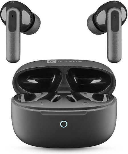 Cellular Line Sync In-Ear Bluetooth-Freisprecheinrichtung Kopfhörer mit Ladeetui Schwarz