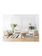 Veselme 108 Living Room Furniture Set 3-Seater & Armchair White