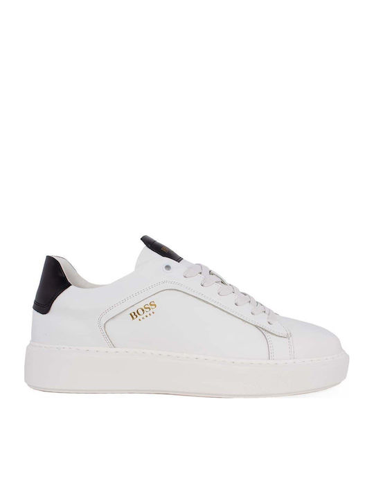 Boss Shoes Adidași Pentru Bărbați Albi