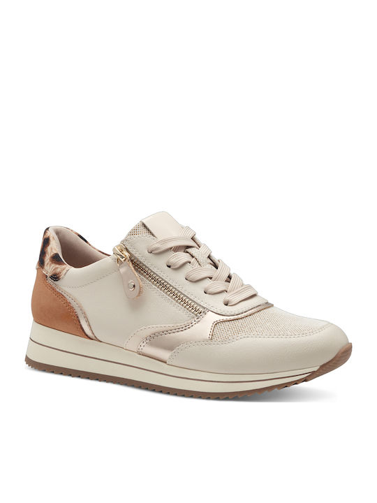 Jana Γυναικεία Ανατομικά Sneakers Εκρού
