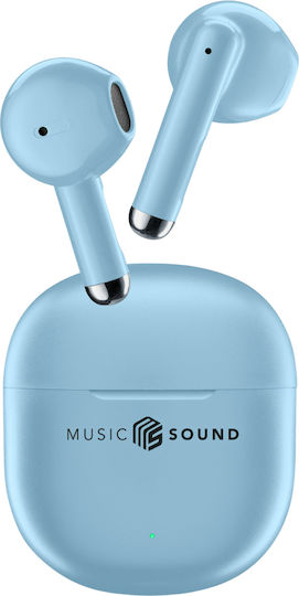 Cellular Line Breeze Ohrstöpsel Bluetooth-Freisprecheinrichtung Kopfhörer mit Ladeetui Sky Blue