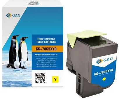G&g Premium Toner 5k Lexmark 78c2xy0 Gelb Rückgabeprogramm