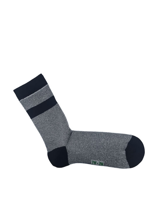 ME-WE Damen Socken Silver/black 1Pack