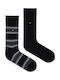 Tommy Hilfiger Men's Socks Grey-Black 2Pack