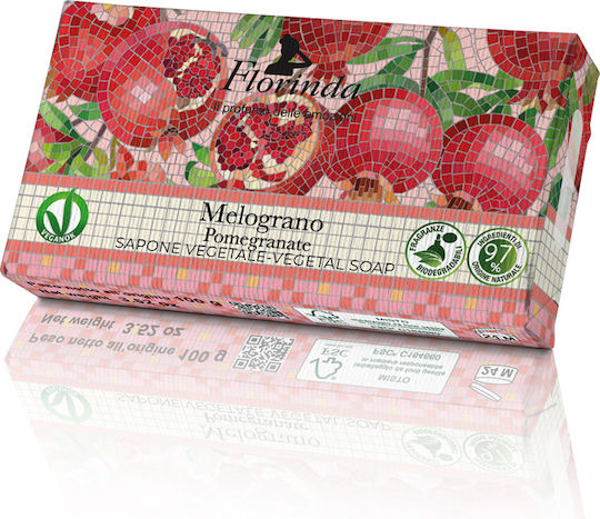 La Dispensa Herbal Soap 100gr Pomegranate Mosaic Multicolored