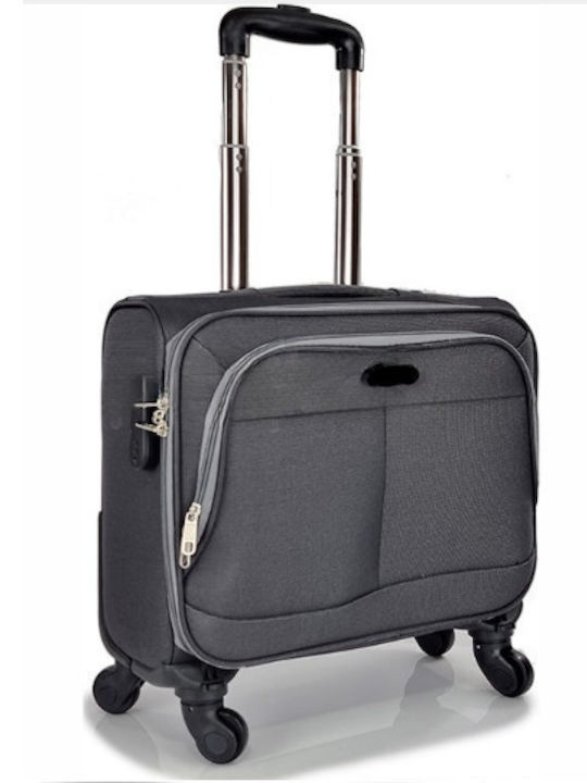 Cabin Travel Suitcase Gray with 4 Wheels Height 40cm