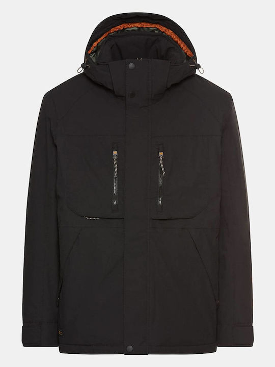 Winter Jacke Parka Wasserdicht und Winddicht Black