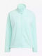 Essentials Women's Cardigan with Zipper Aqua - Semi Flash Aqua
