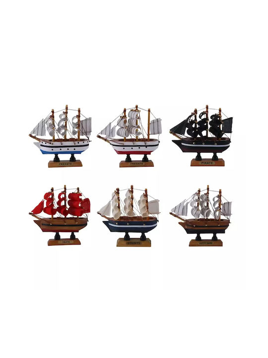 SP Souliotis Wooden Miniature Ship 6pcs