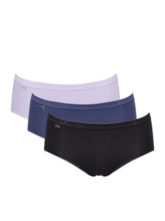 Sloggi Basic Midi Hohe Taille Damen Slip 3Pack ...